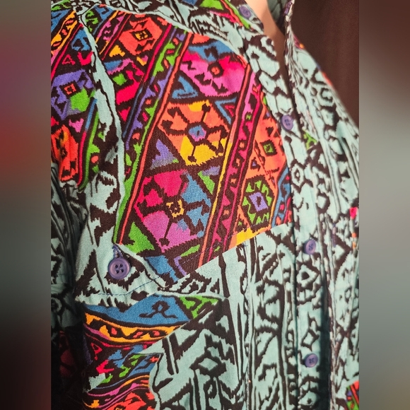 Western, vintage, retro, colorful, wrangler, cowboy, casual, festival, rodeos - Picture 2 of 8